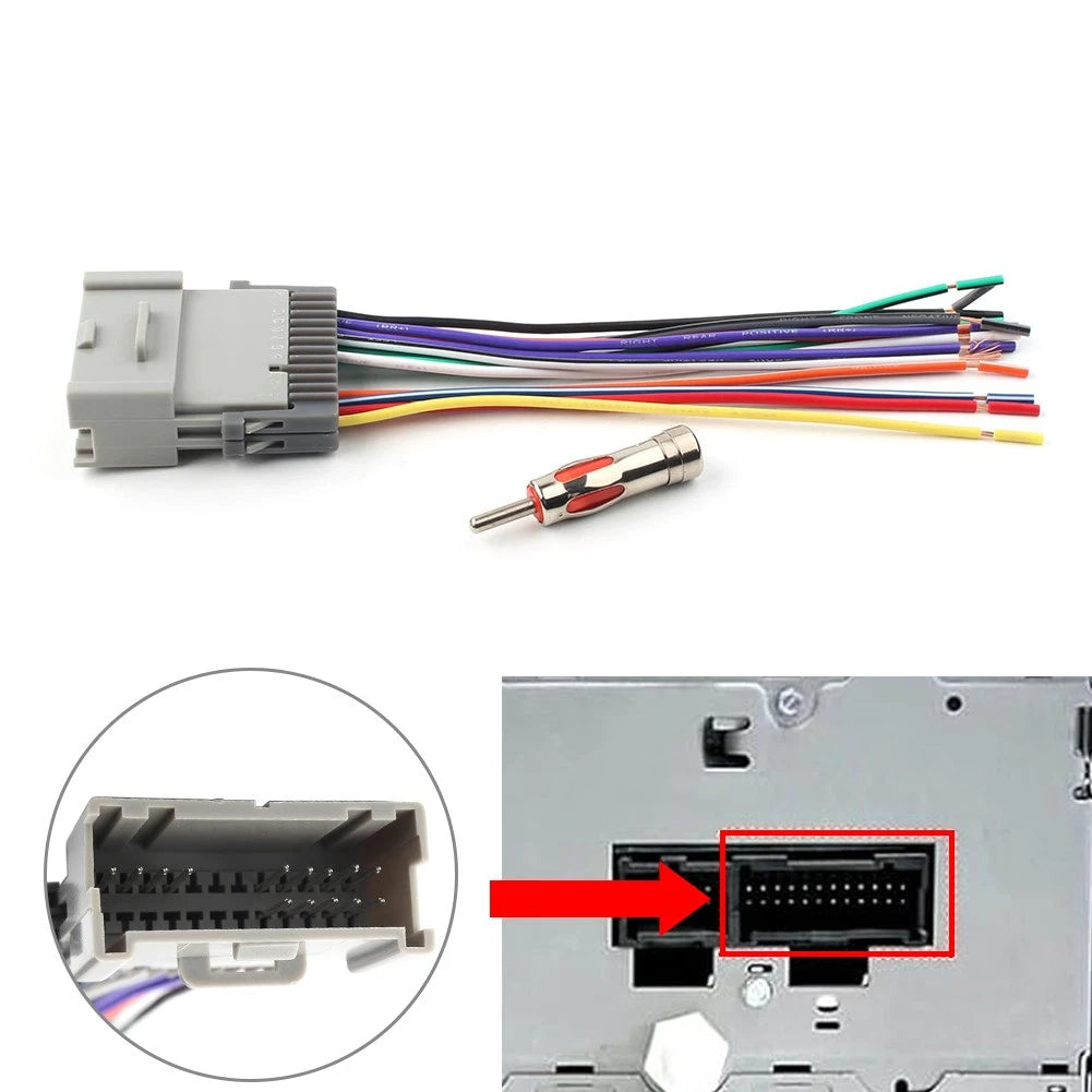Radio Adapter Wiring Harness Kit for Chevrolet