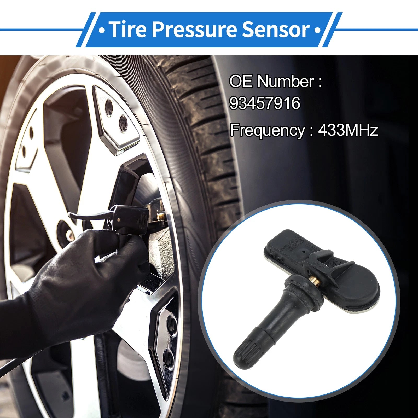 TPMS Sensor No. 93457916 for Renault Captur R (2013–2015)