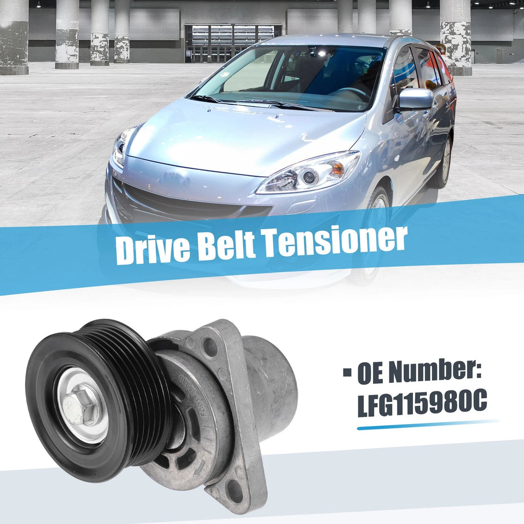 Belt Tensioner Pulley Assembly Replacement for Mazda 3 (2010–2013)