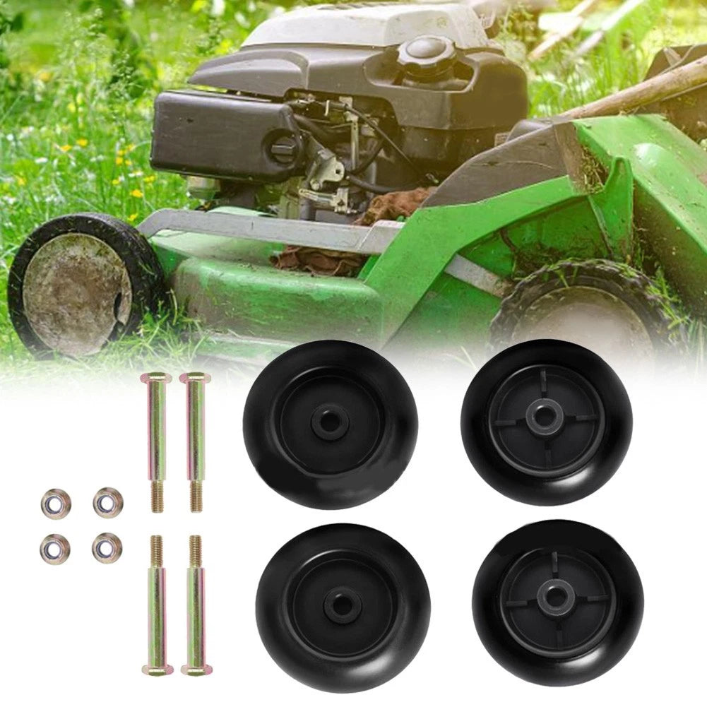 Set of 4 Lawn Mower Deck Wheels Replacement