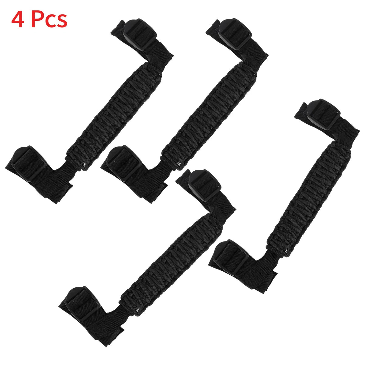 Roll Bar Grab Handles for Jeep Wrangler JL (2024–2025) Black