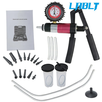Hand Held Vacuum Pump Brake Bleeder Tool Kit for Car Motorbike
