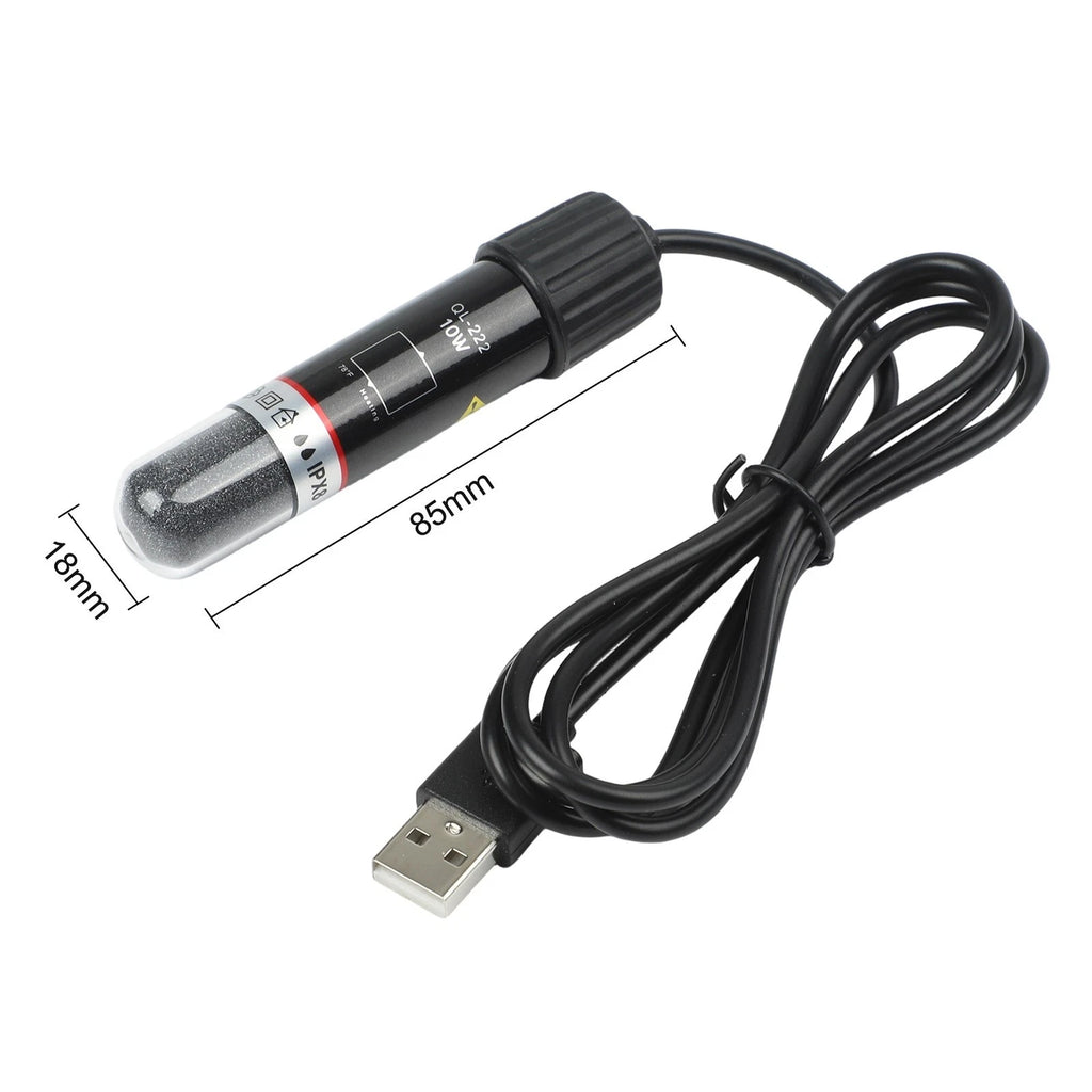 10W USB Powered Aquarium Heater with Automatic Temperature Control
