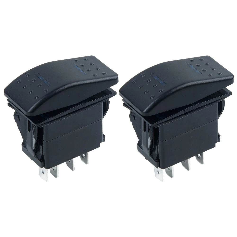2X Momentary Switch for Boat DPDT ON OFF ON 12V 20A