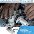 Engine Coolant Thermostat Housing Assembly Replacement for Hyundai Sonata (2011–2019)