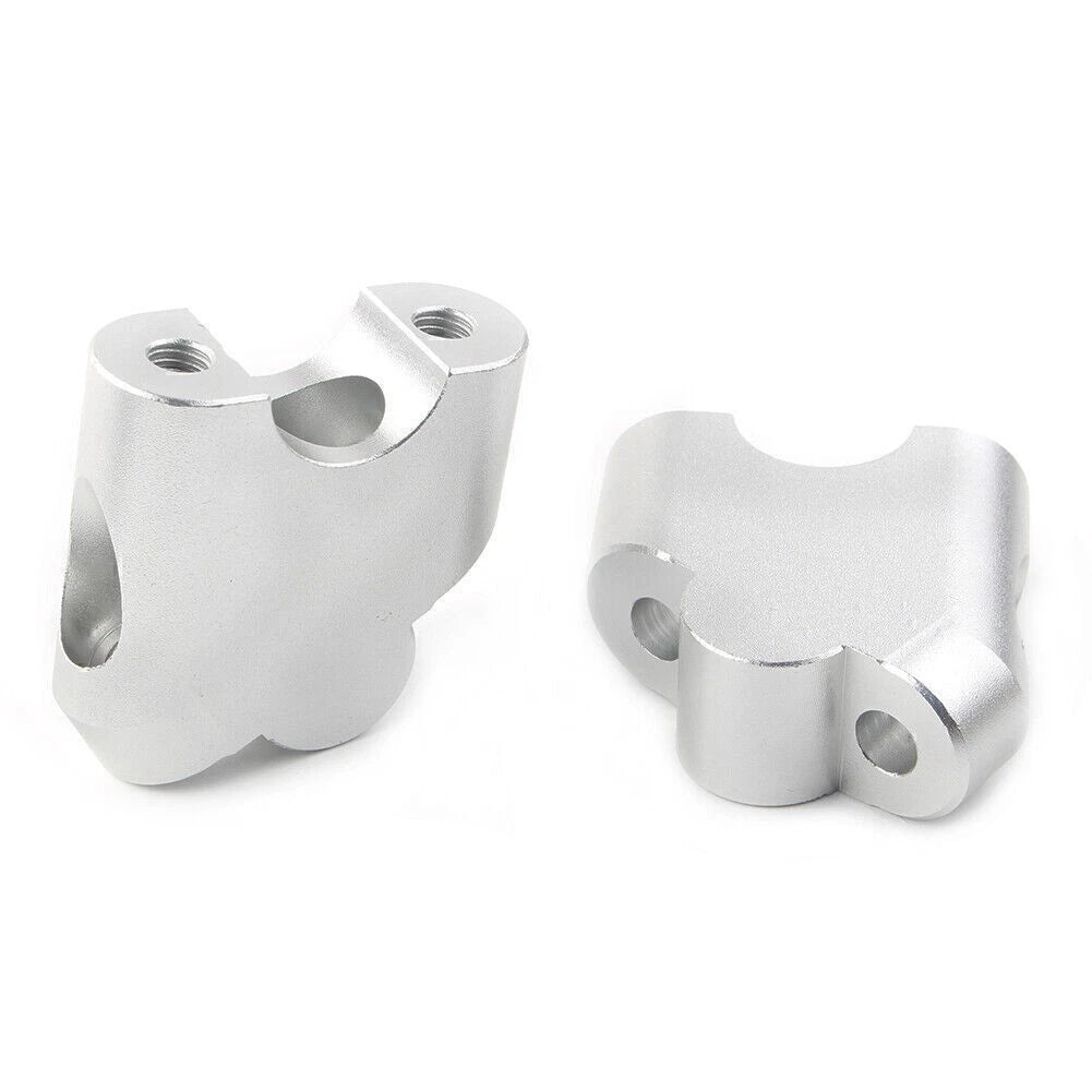 Handlebar Clamp Riser for Suzuki V-Strom DL 650XT (2015–2022) DL 1000 (2002–2017) Silver