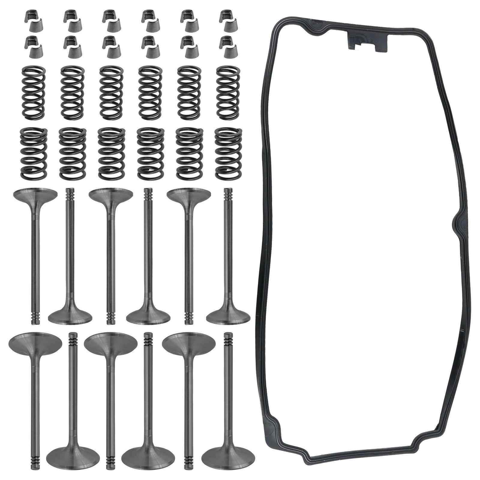 Cylinder Head Intake Exhaust Valve Kit for Seadoo RXT 215 230 255 260 (2008–2019)