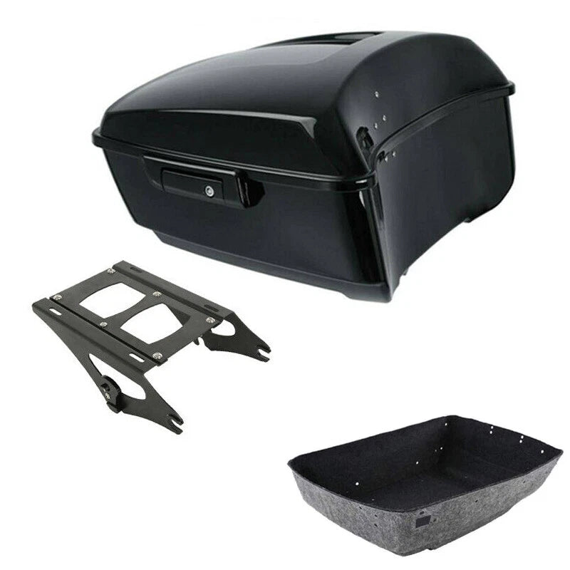 2X Black King Trunk Mount Rack for Harley Touring Electra Glide (2014–2026)
