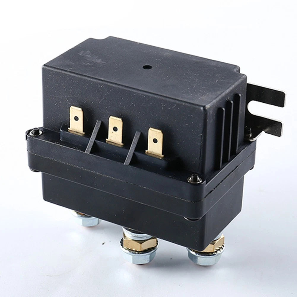 Twin Remote Winch Control Solenoid 500A for Outdoor Use