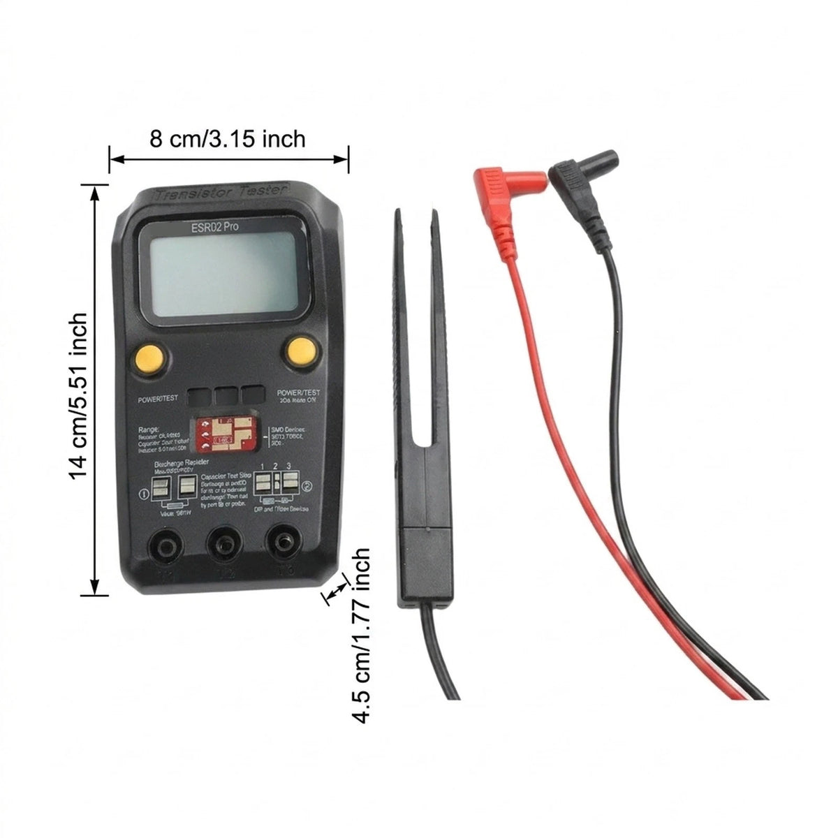 Digital Transistor Tester for Bside ESR02 Pro