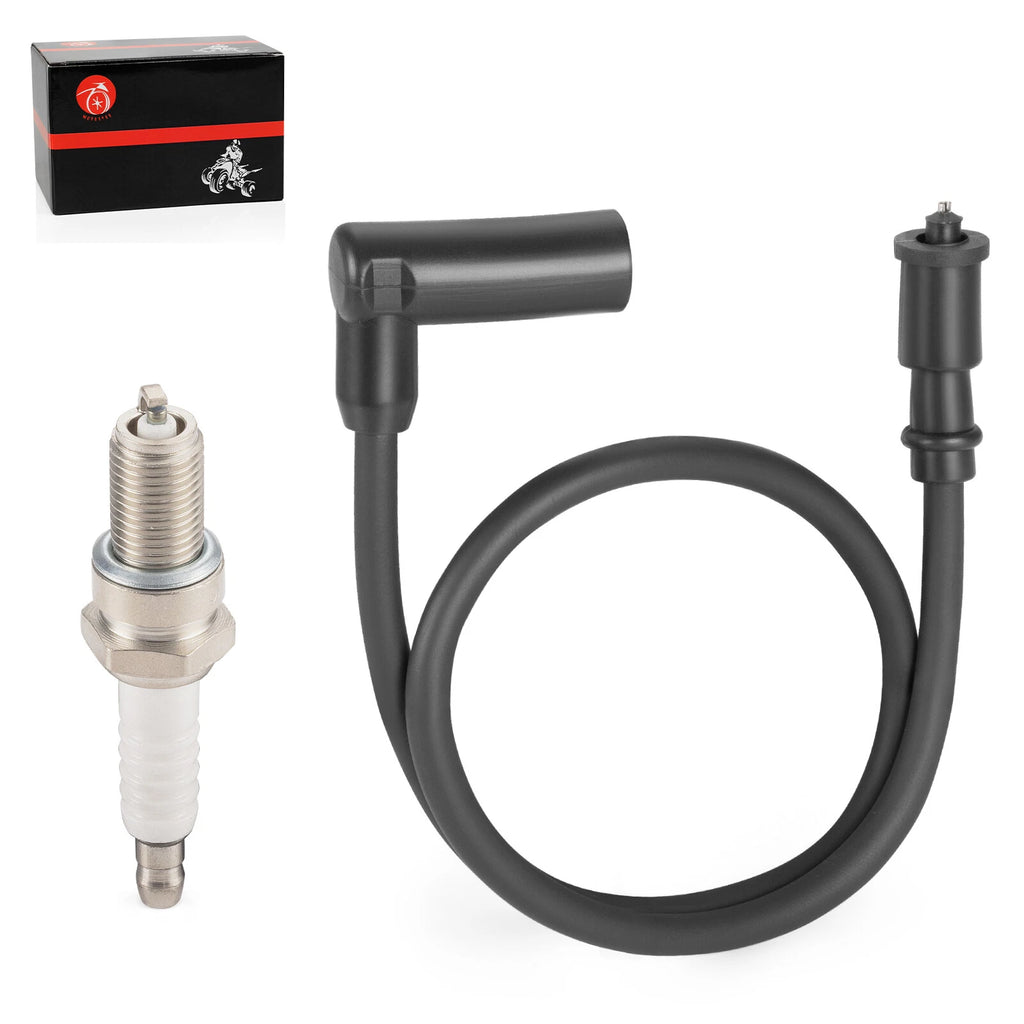 Spark Plug & Wire Cap for Hisun UTV 250 400 450 500, Massimo Gunner 250 (2008–2023)