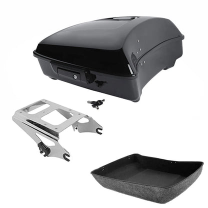 Chopped Trunk Two Up Mount Rack for Harley Touring FLHX (2009–2013)