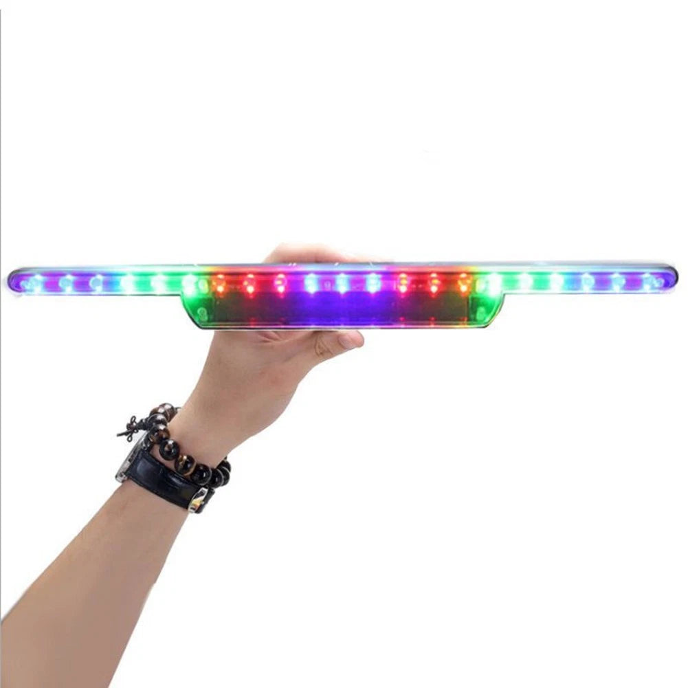 RGB Illuminated Safety Light Bar for Car (Solar Powered)