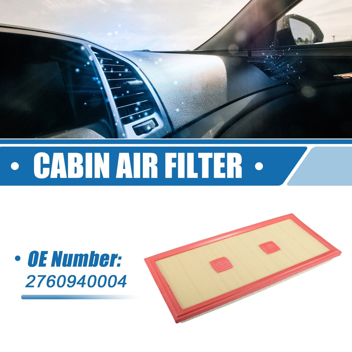Cabin Air Filter for Mercedes-Benz C300 (2013–2014) Replacement