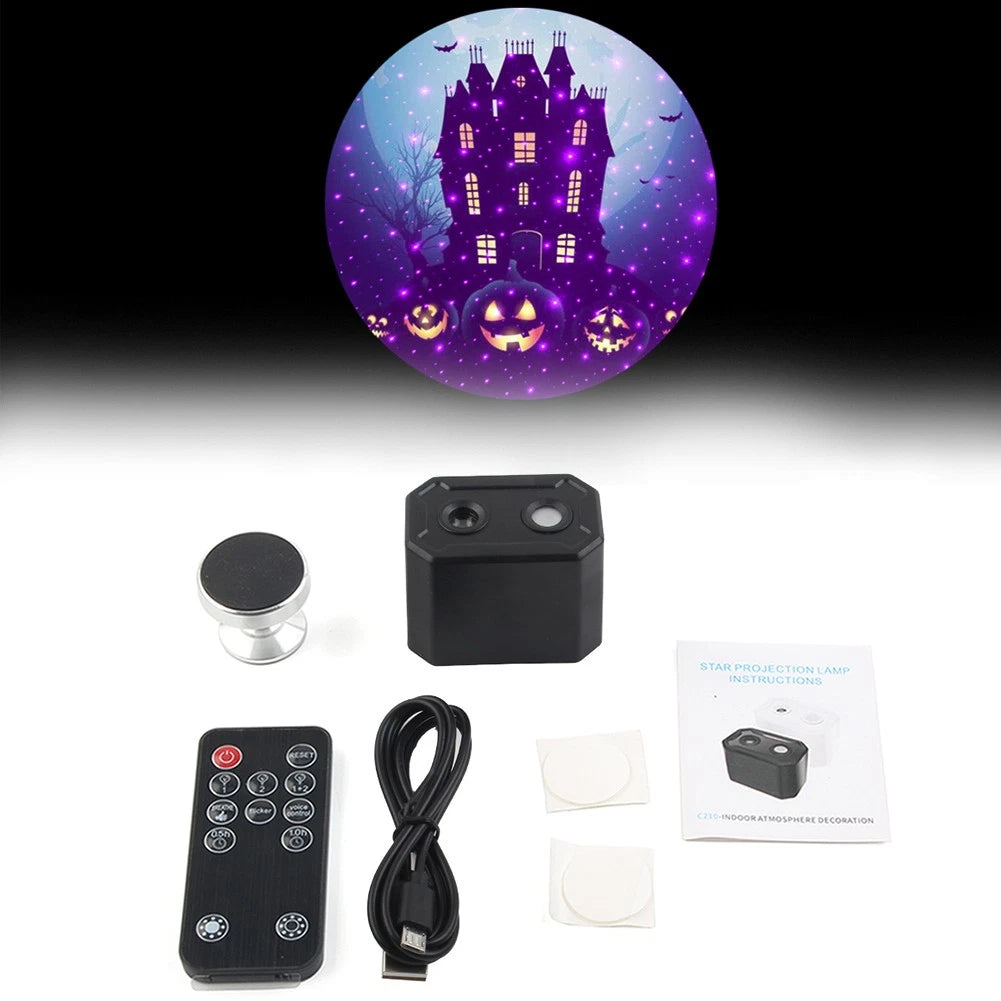 Halloween Atmosphere Projector Lights for Car Roof (Universal Fit)