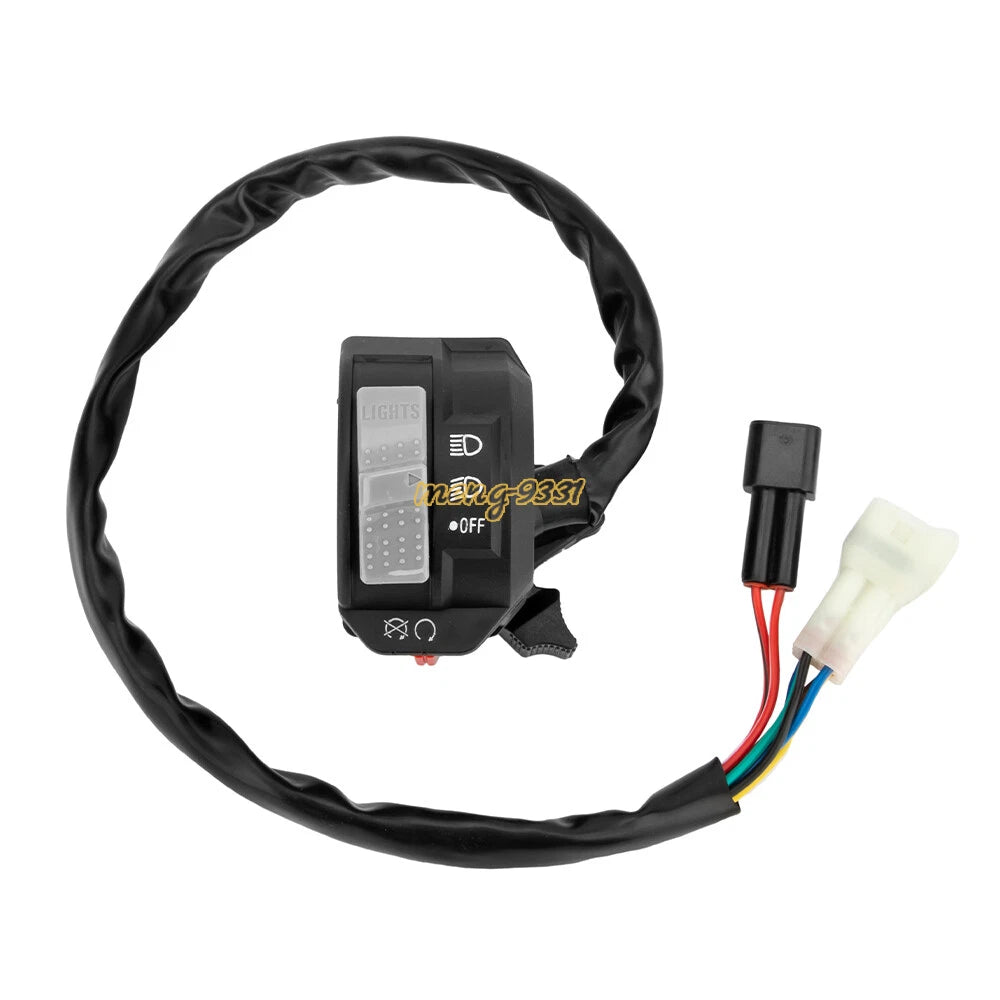 Left Handlebar Kill Switch for Yamaha Grizzly 350 400 660 (2007–2014)