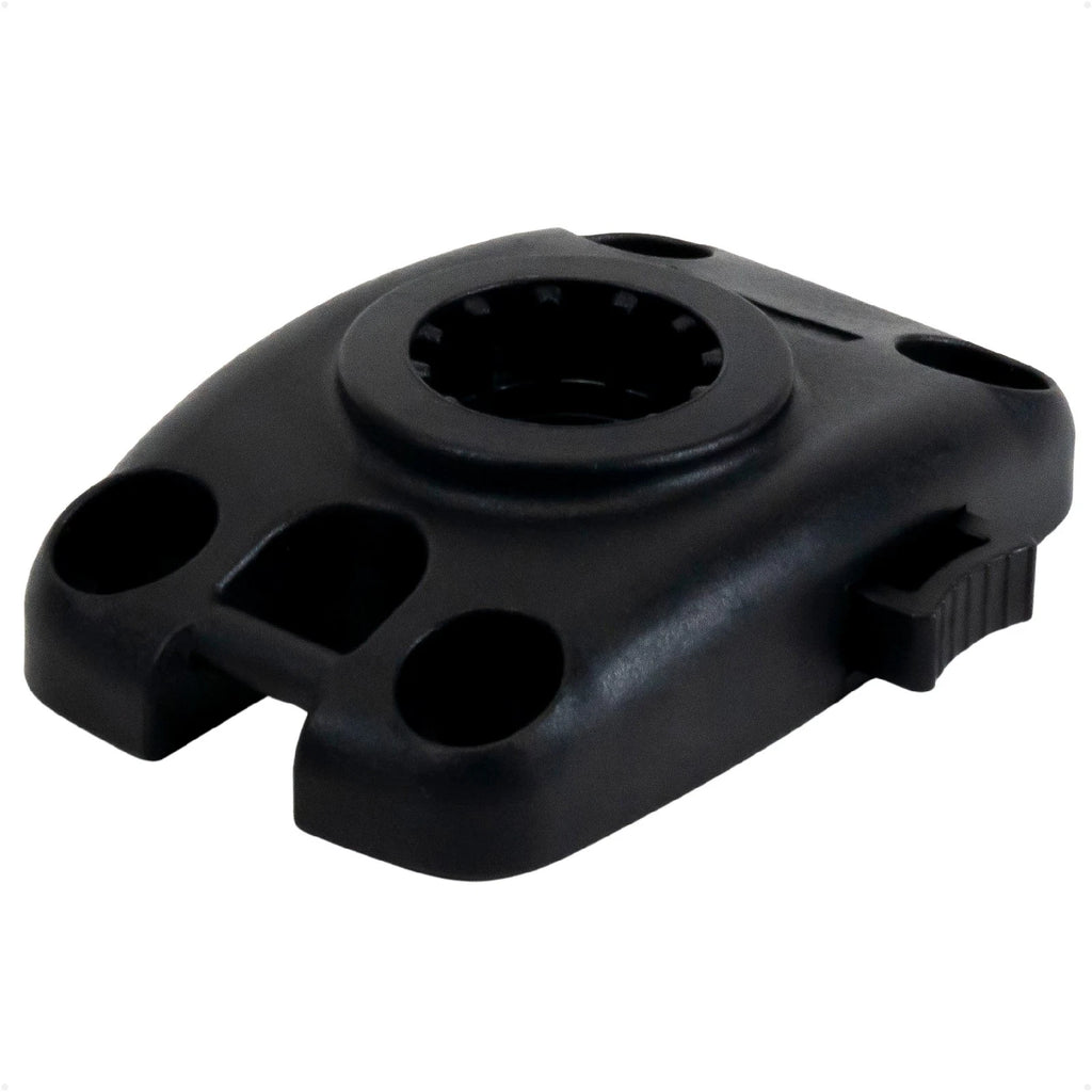 Fishing Rod Holder Deck Mount Base for Kayak (Spring Locking Mechanism)
