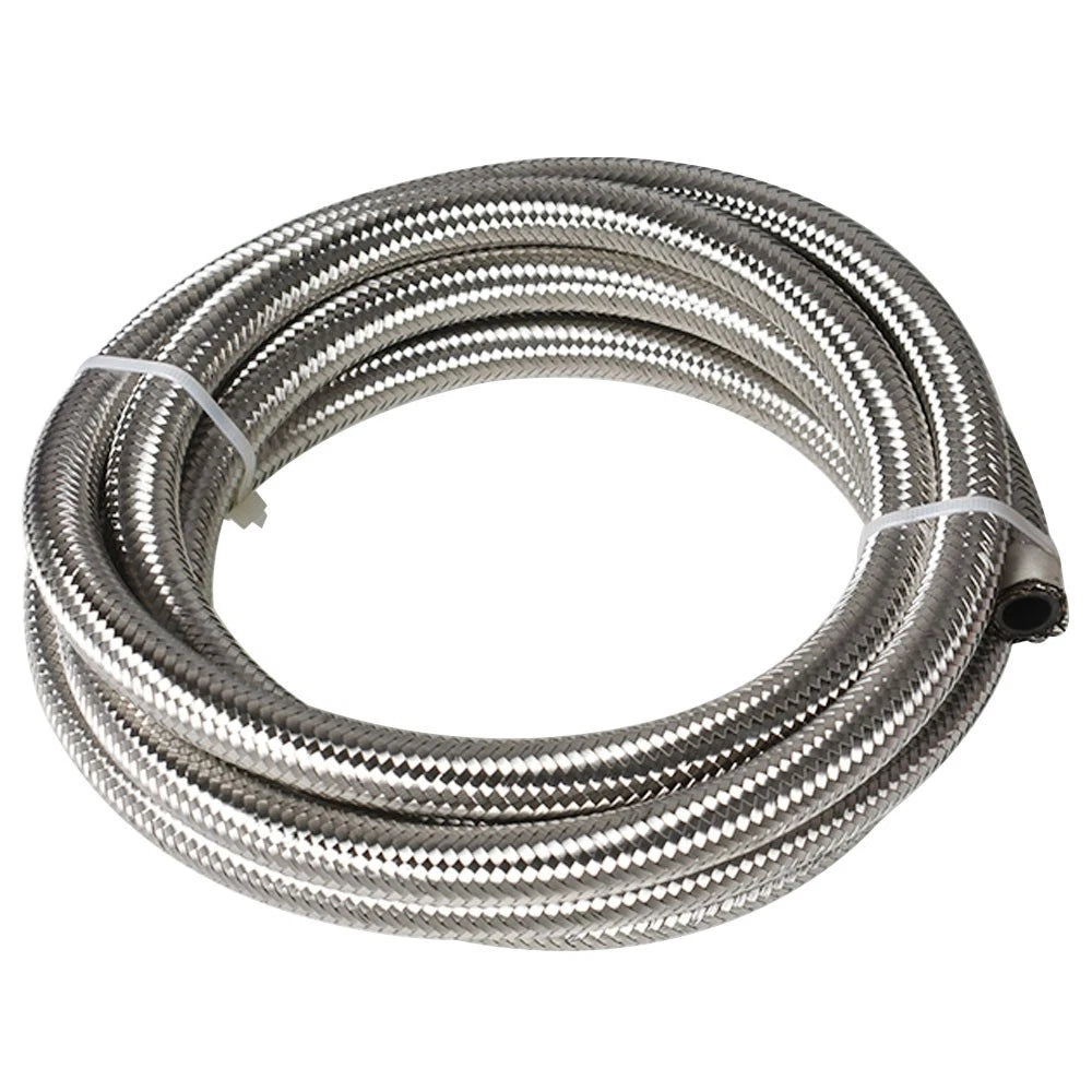 10FT Braided Fuel Hose Line & 8AN Swivel Fitting Kit for Universal Applications