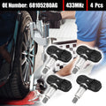 TPMS Sensor Replacement 433MHz 4-Pack for Chrysler 200 (2015–2017)