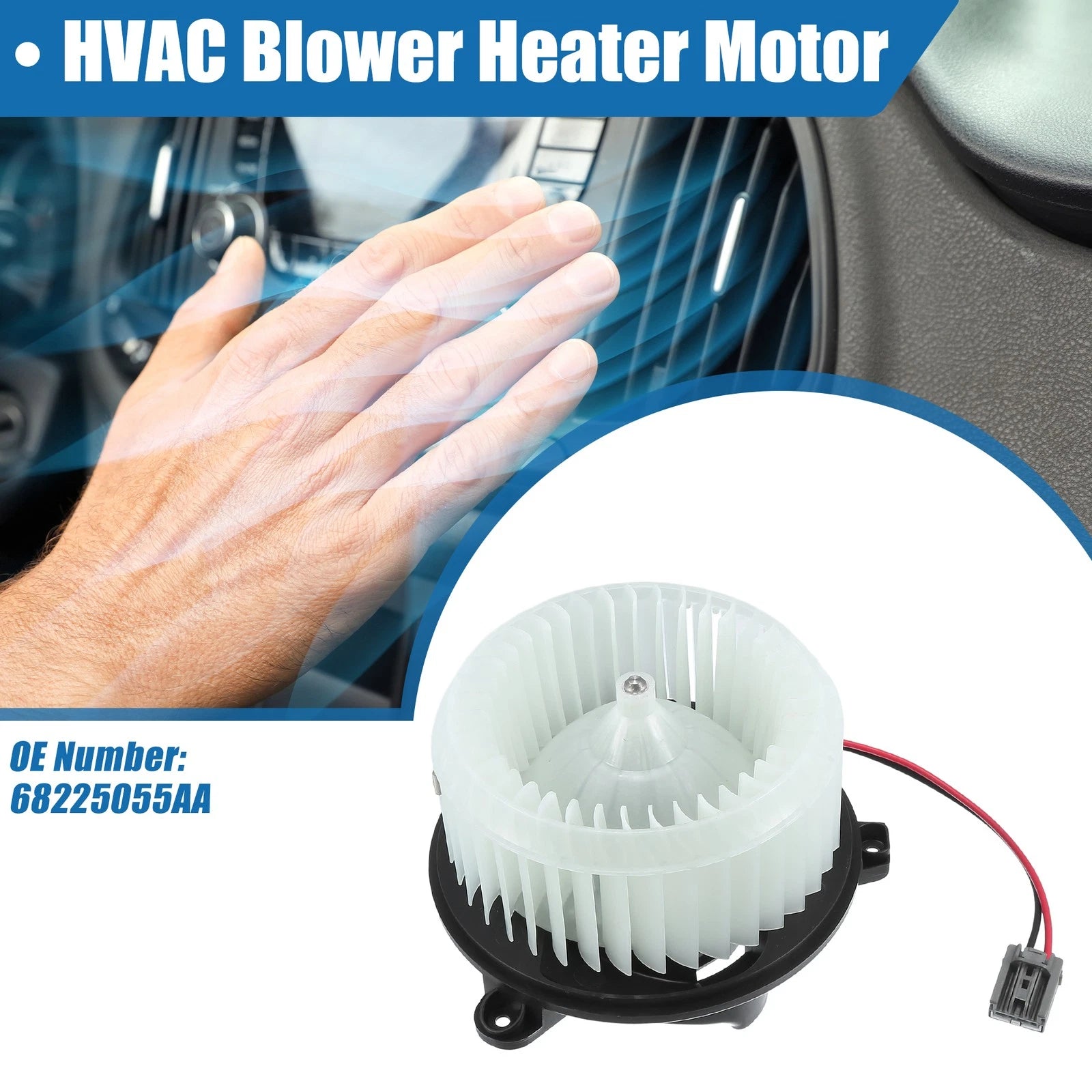 HVAC Heater Blower Motor Replacement for Dodge Dart 2016–2016