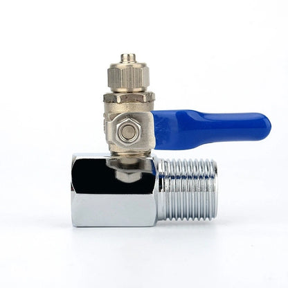 2-Way Ball Valve Split Tee Connector for RO Filtration