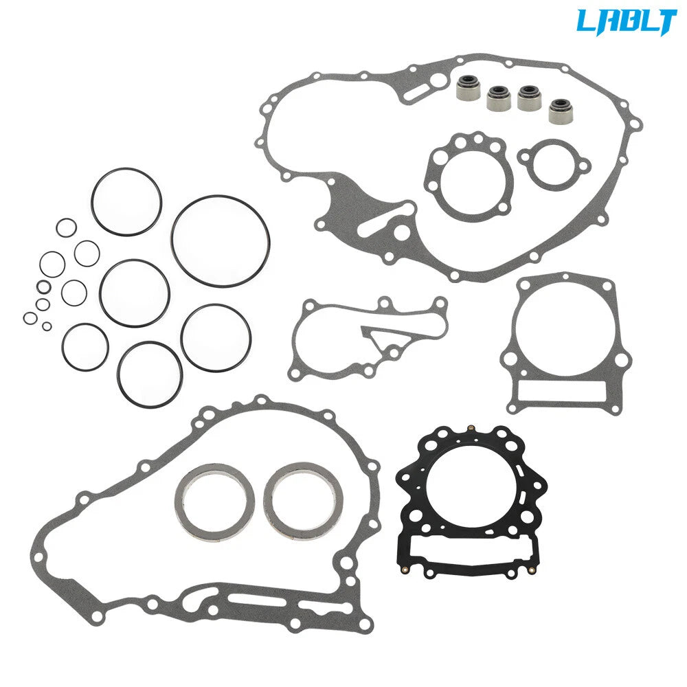 Complete Engine Gasket Kit Set with Valve Seals for Yamaha Raptor 700 (2006–2014)