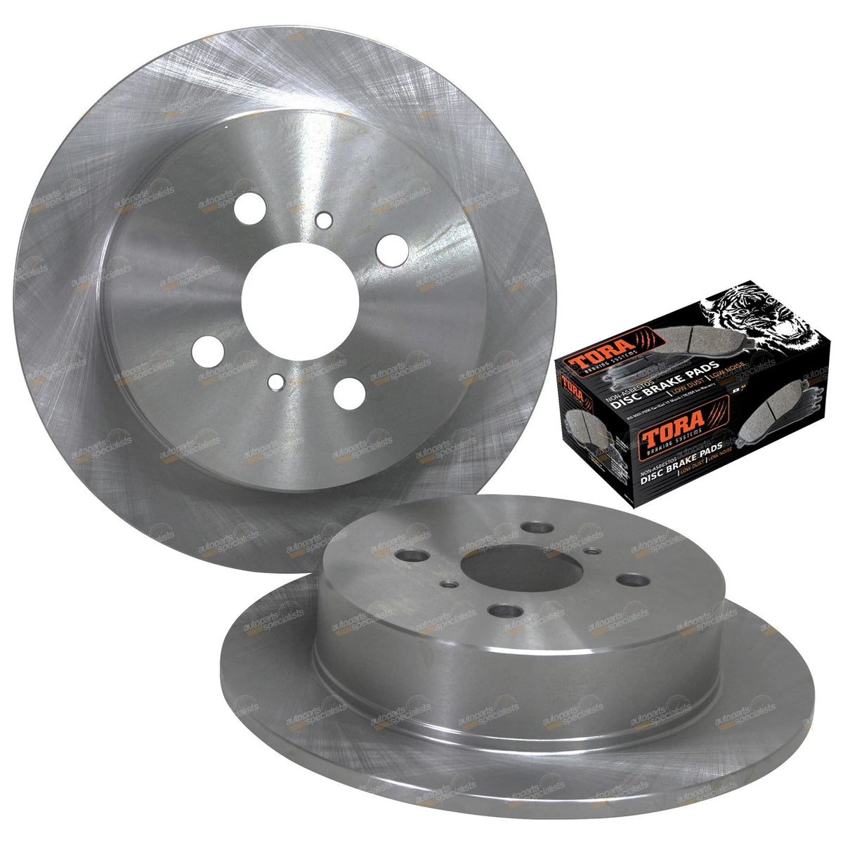 Rear Disc Brake Rotors & Pads for Holden Nova LG (1994–1996)