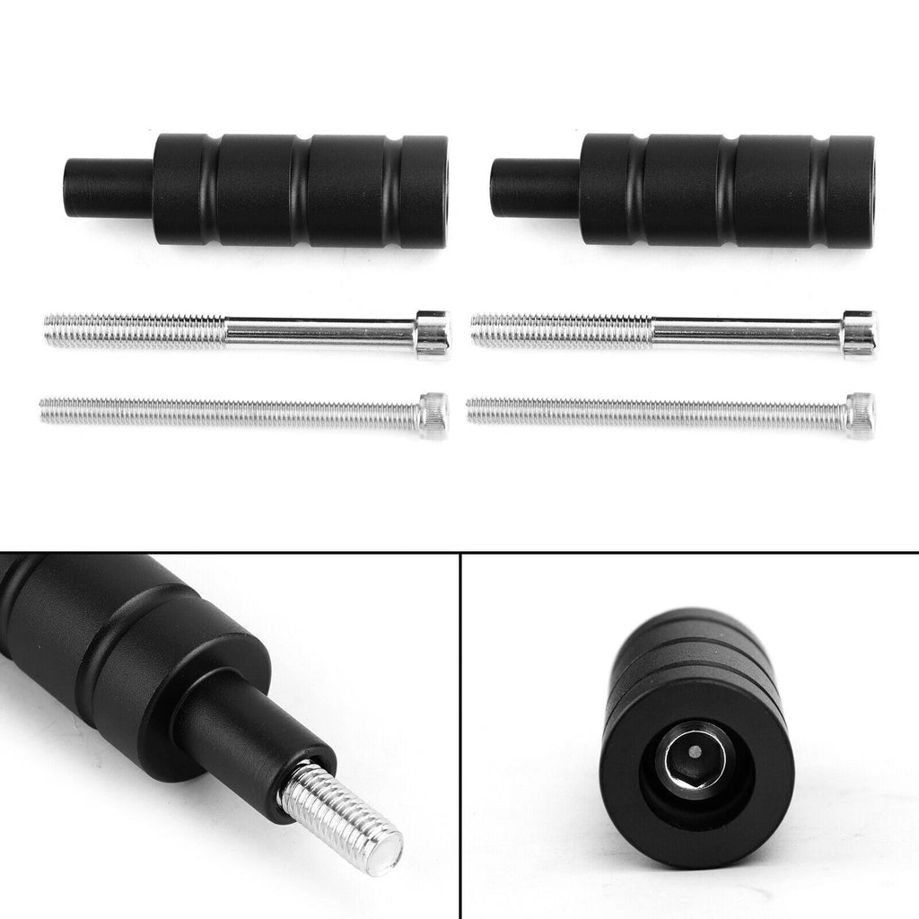 2X Headlight Fog Light Mount Bracket Extender for Motorcycle (M8 M6)