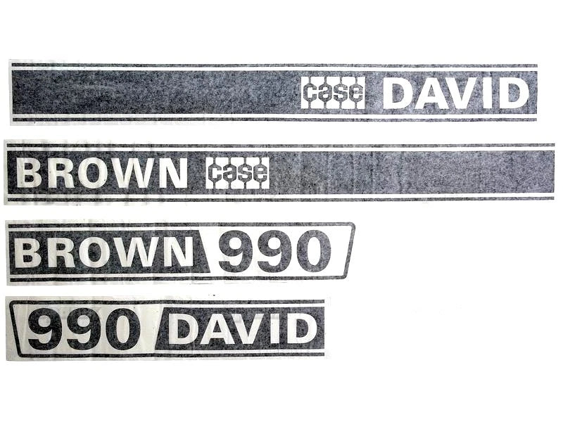 Decal Set for David Brown 990 Tractors