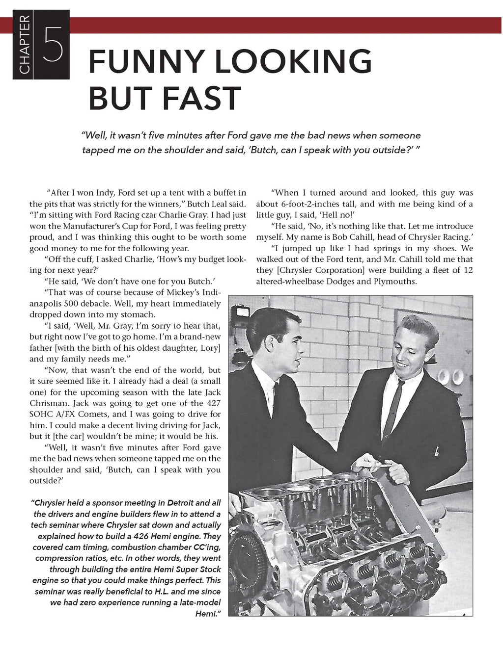Butch Leal The California Flash NHRA Book