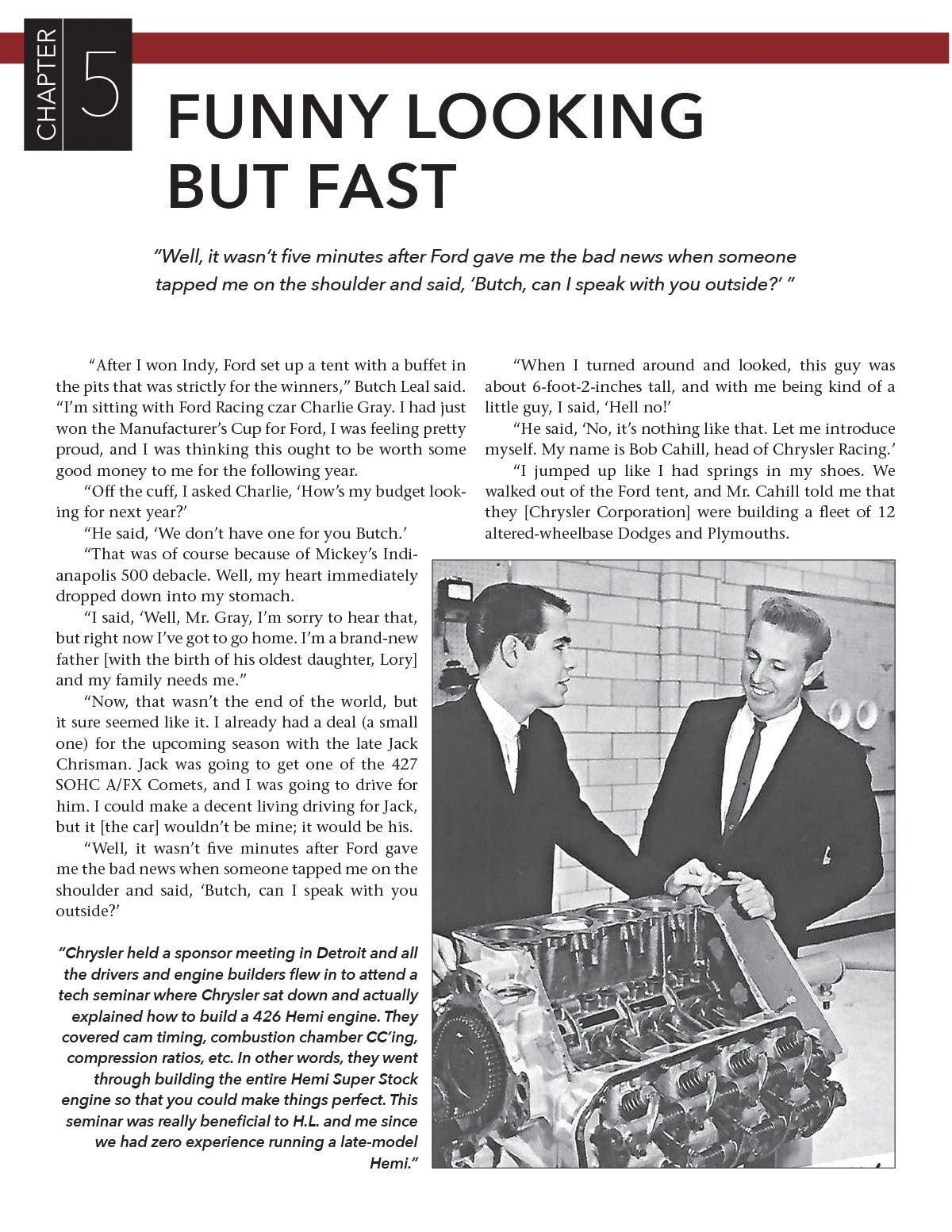 Butch Leal The California Flash NHRA Book