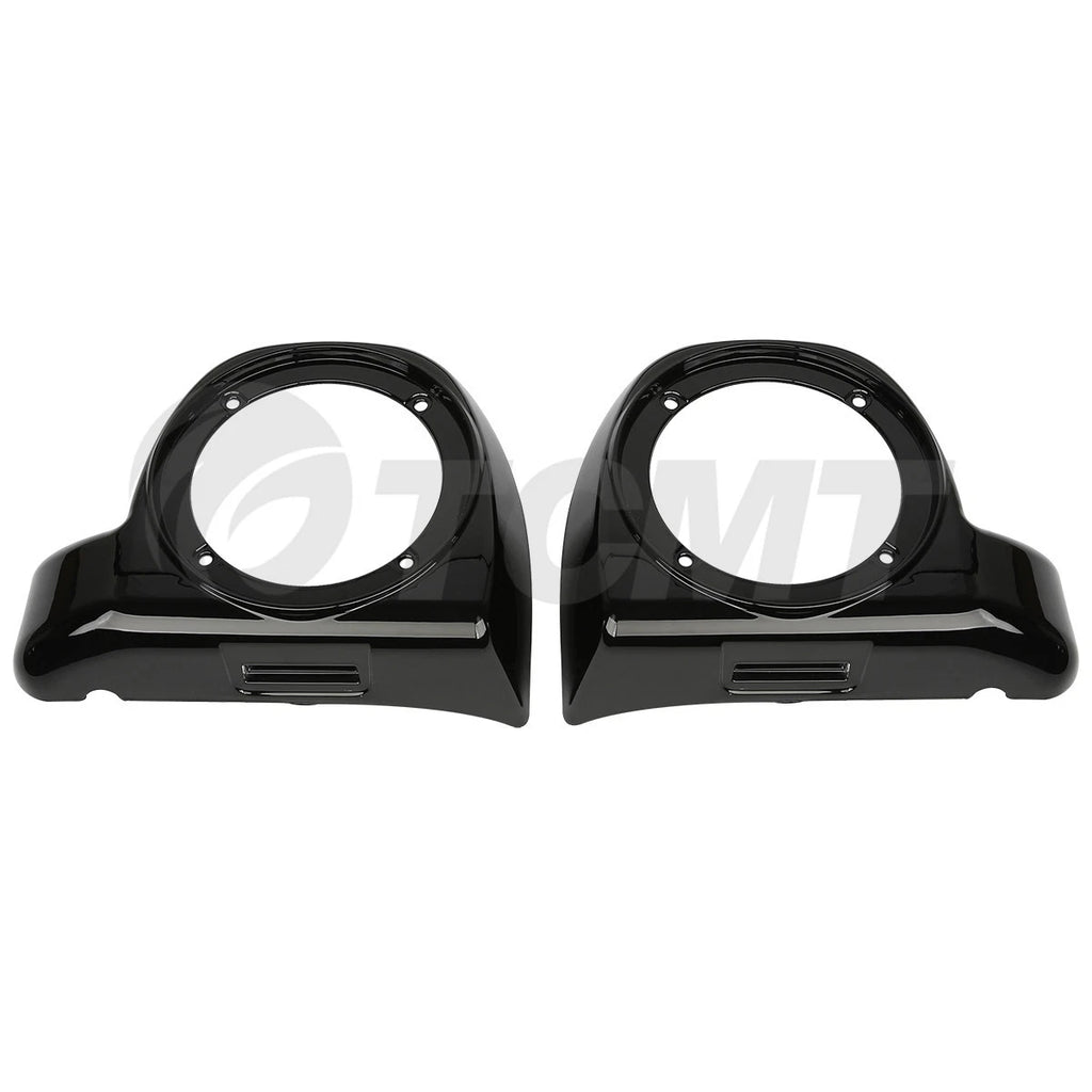 6.5" Fairing Lower Speaker Boxes for Harley Touring Models (2014–2024) - Matt/Gloss Black