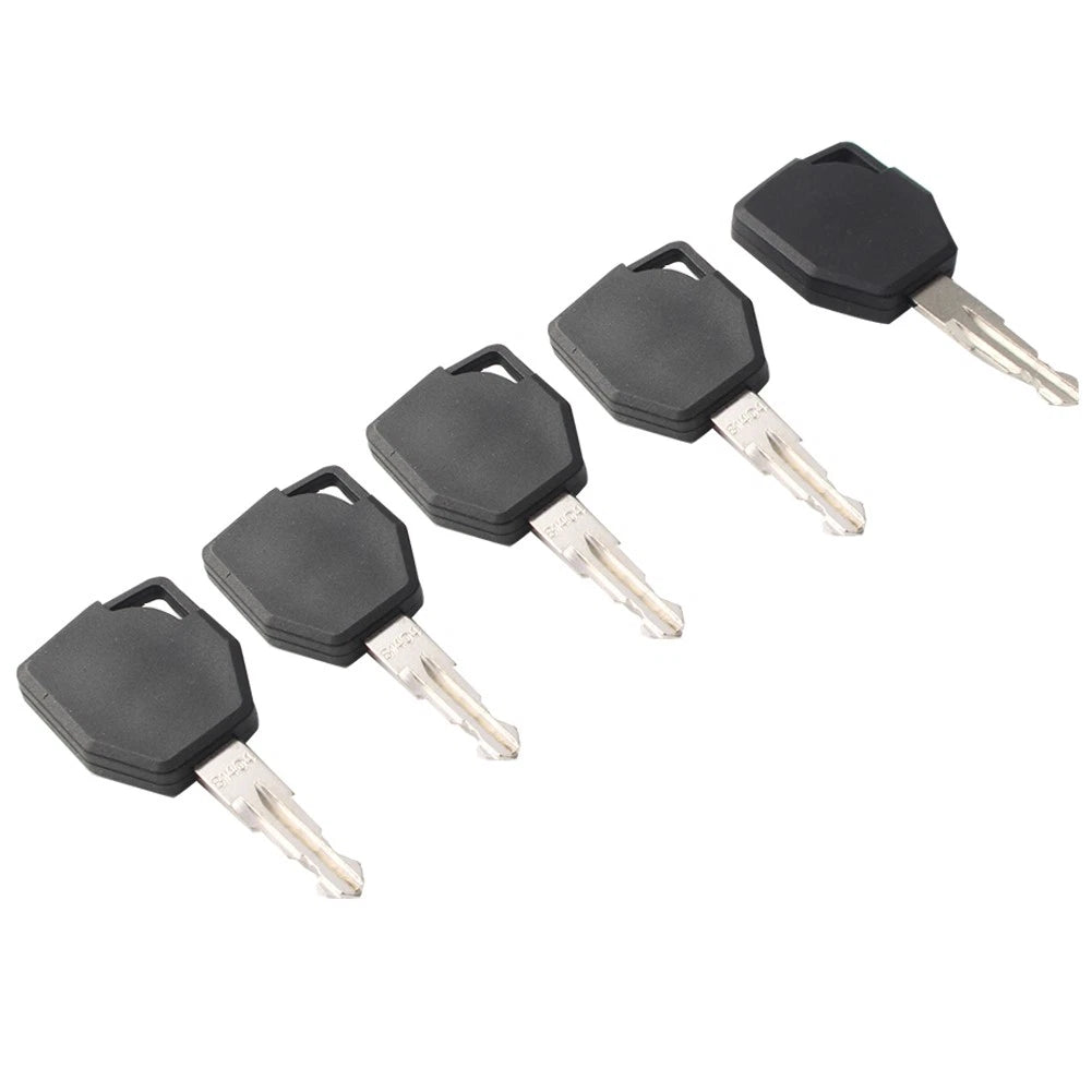 5PCS 81404 Keys For JCB Backhoe Heavy Equipment Ignition 760 820 860 880 970 980