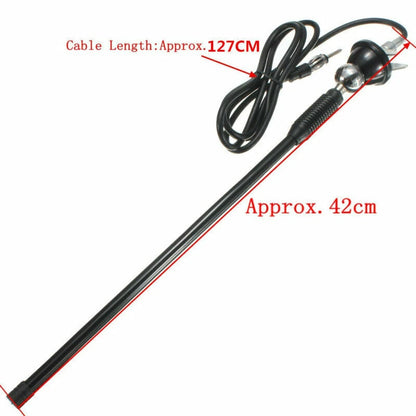 16" Amplified Antenna Kit for Car with Swivel Base Mount (Universal)