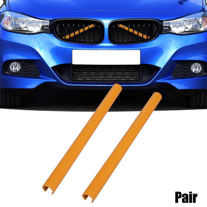 ABS Front Grille Trim Strips Cover Decor Yellow for BMW 1 2 3 4 (2014–2020)