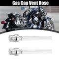 Gas Fuel Tank Cap 2Pcs Replacement for Dirt Bike (Silver) (2000–2024)