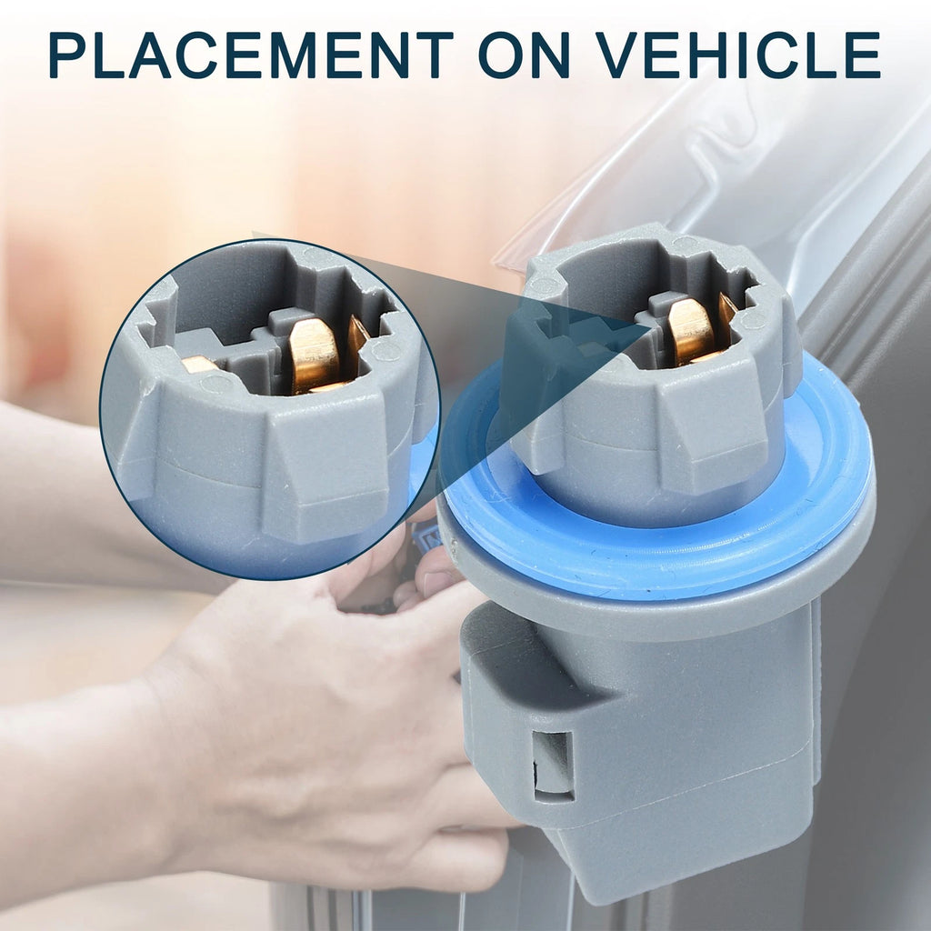 Rear License Plate Lamp Socket Replacement for Ford Focus (2000–2013) 2Pin