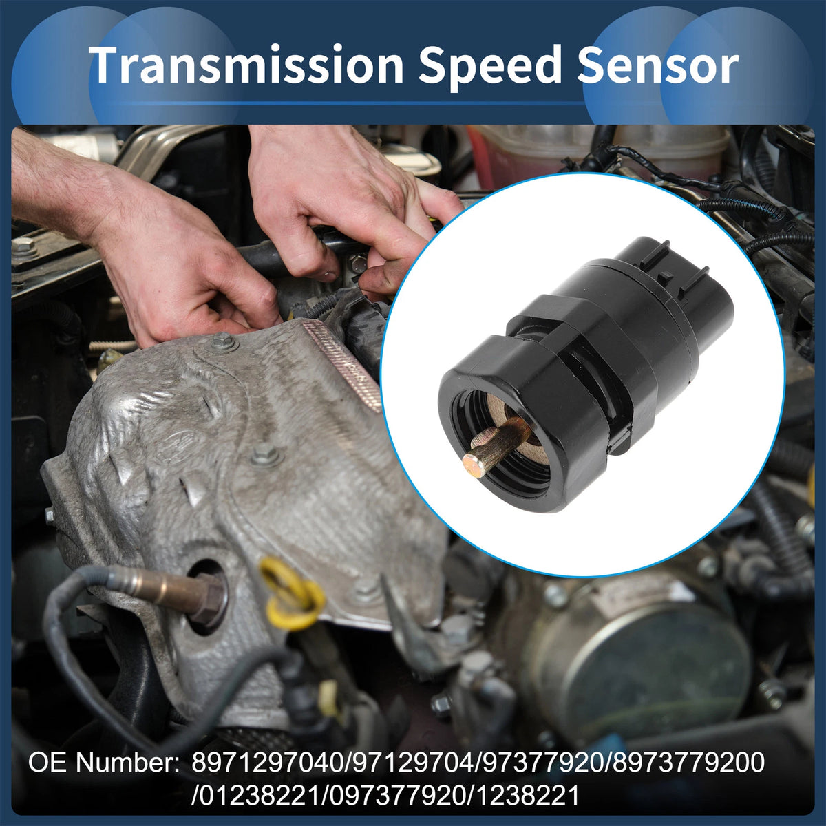 1 Pc Transmission Speed Sensor No.8971297040 for Opel Frontera A (1995–1998)