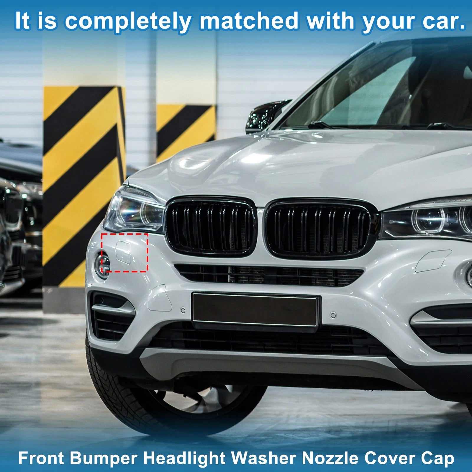 Washer Nozzle Cap Front Right Replacement for BMW X6 (2015–2019)