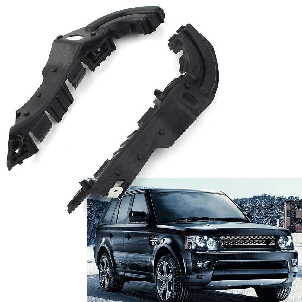 2X Front Bumper Bracket for Land Rover Range Rover Sport (2010–2013) Black