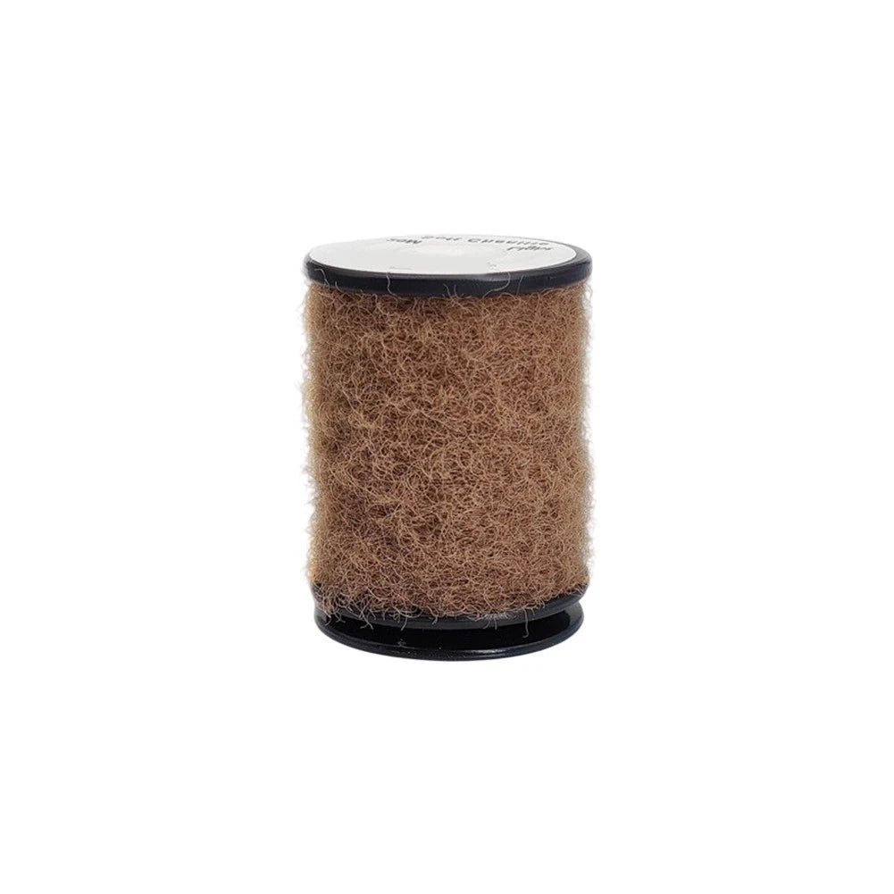 Chenille Nymph Body Material 20 Meter Spool - White, Black, Beige, Brown