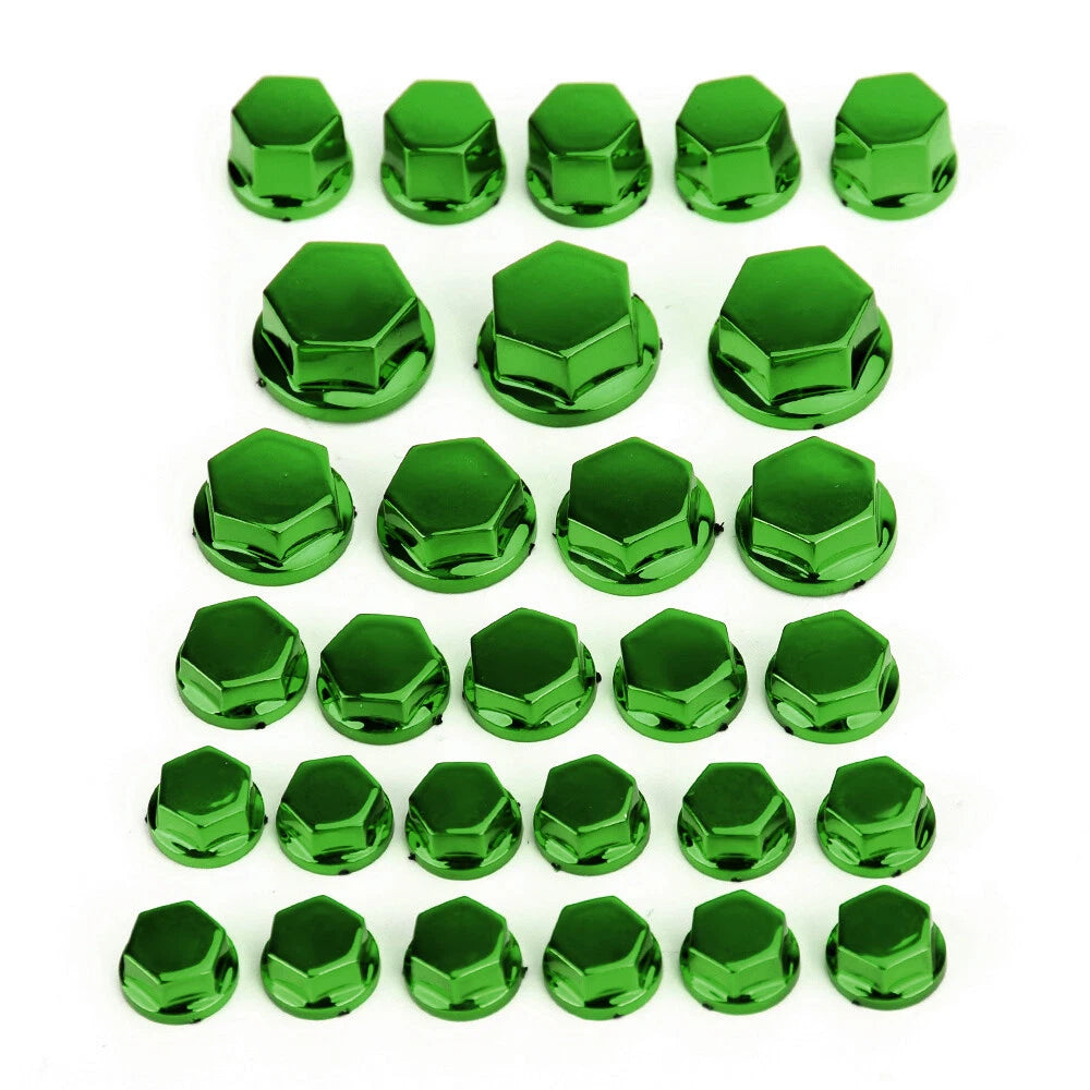 30pcs Hexagon Socket Screw Covers for Motorcycle (Universal)