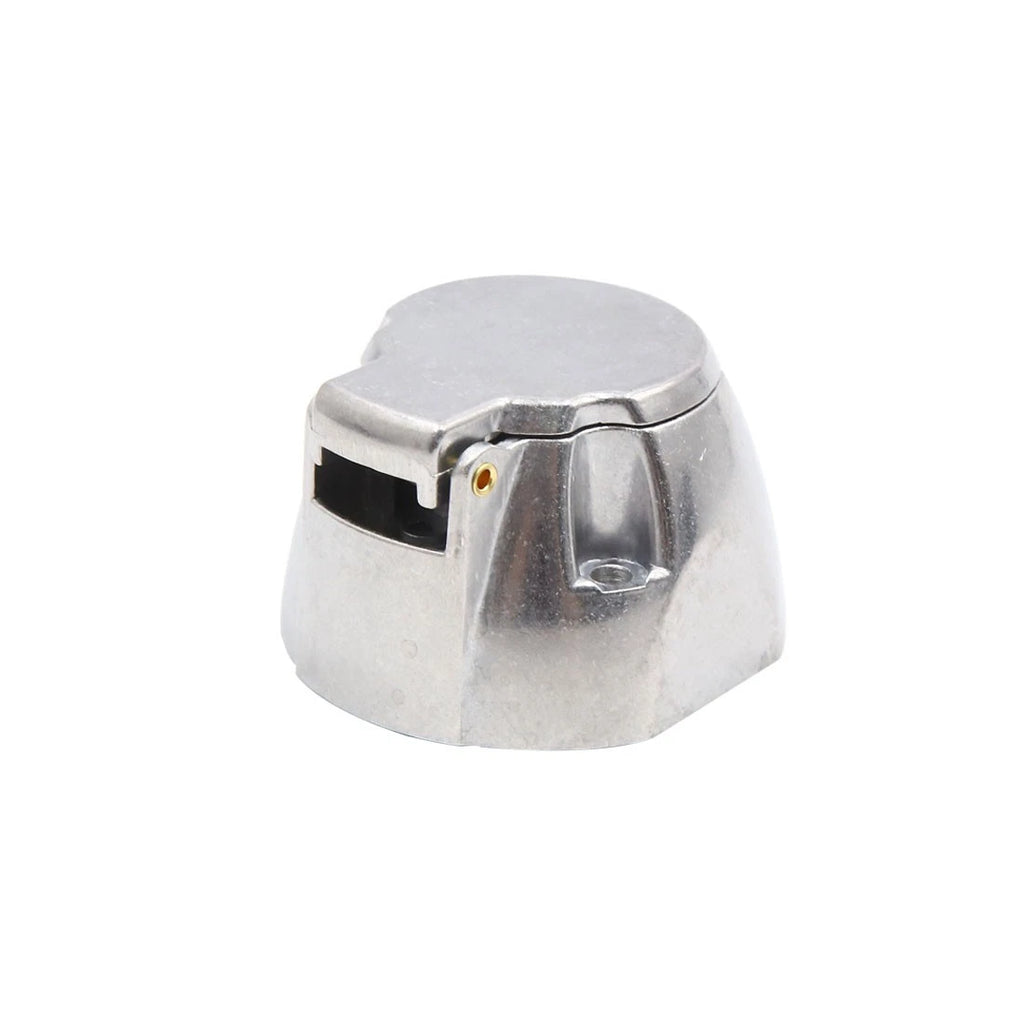 7 Pin Trailer Towbar Connector Socket Replacement for Car Aluminum Alloy (Fits Most)