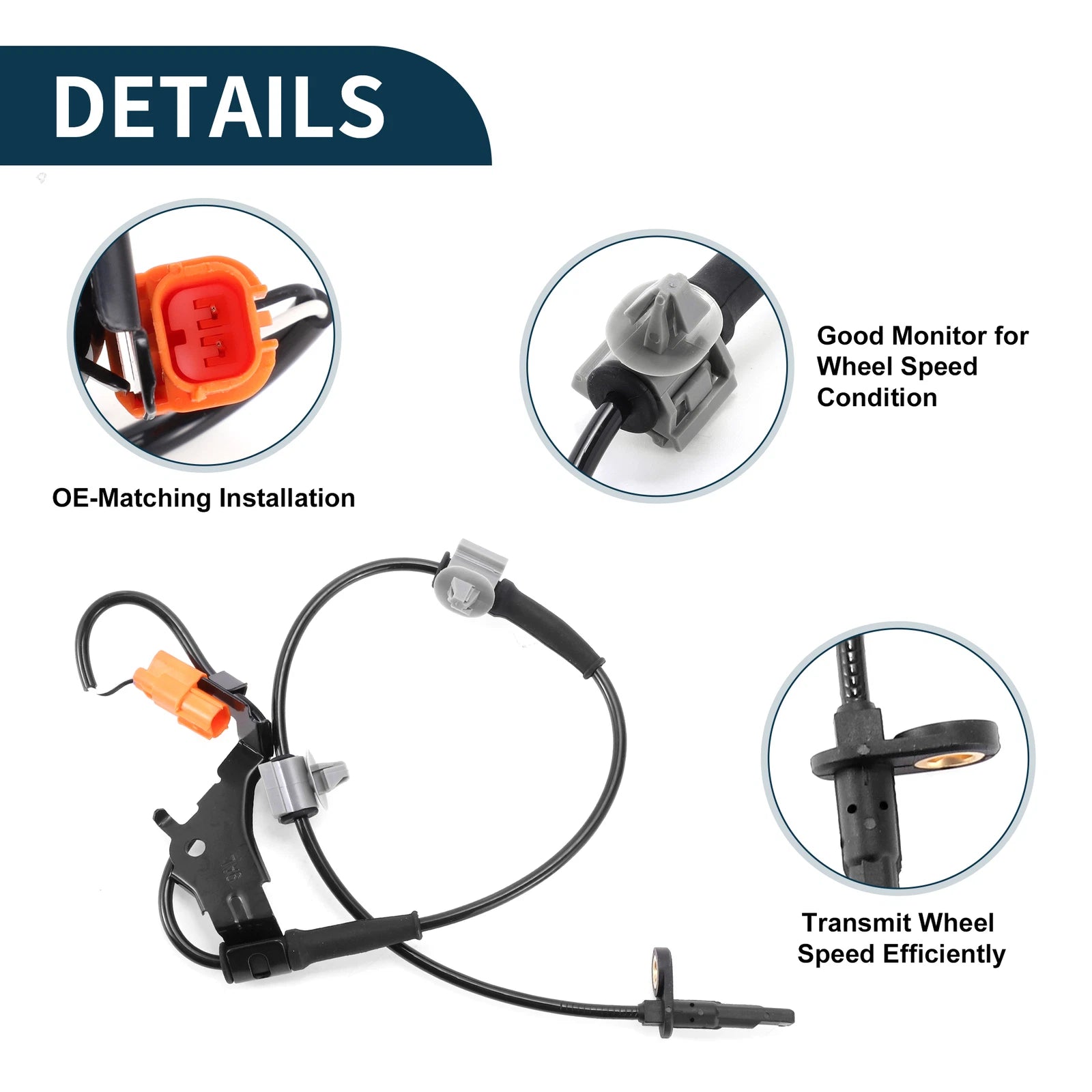 ABS Wheel Speed Sensor for Honda Element (2003–2011) No. 57455-SCV-A