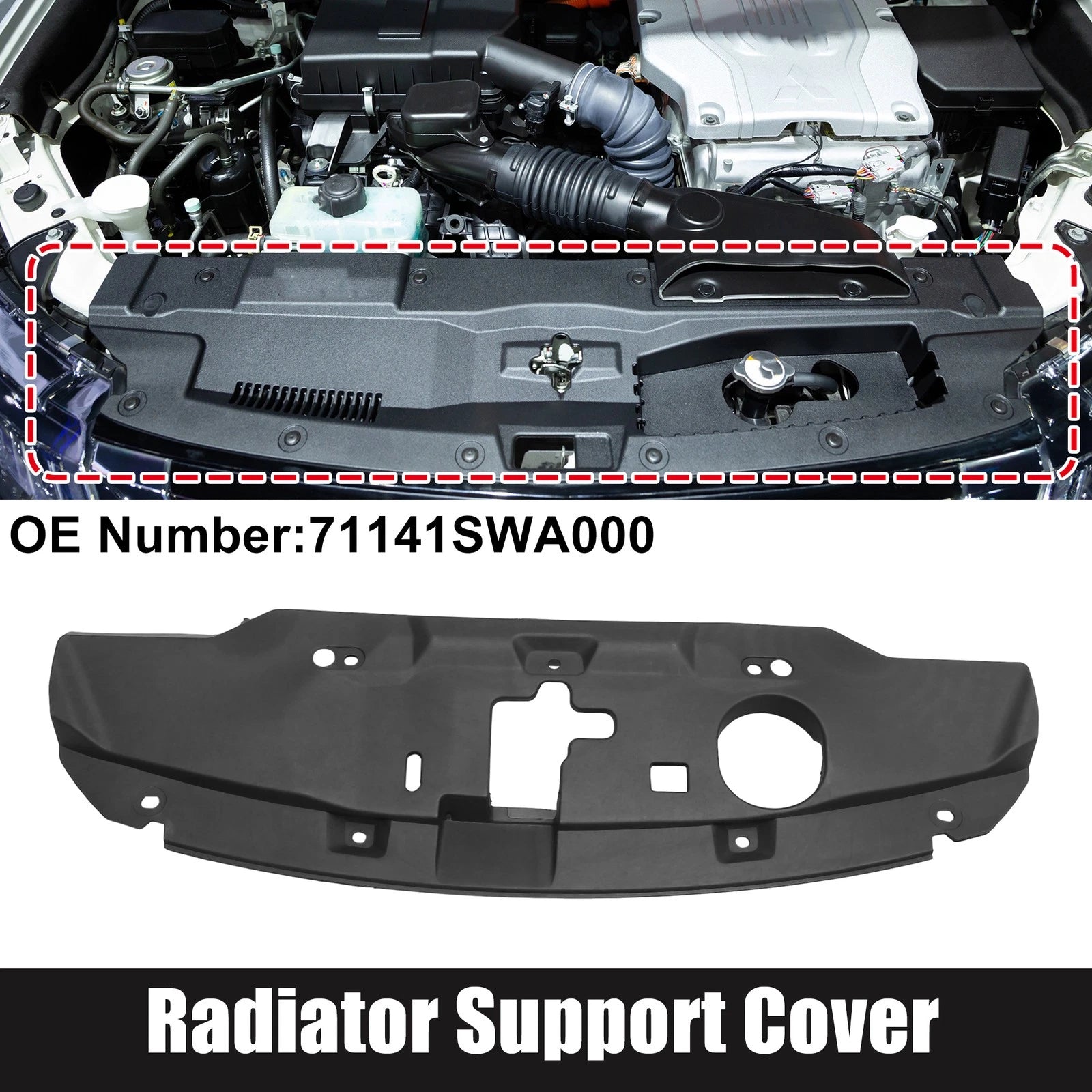 Radiator Support Cover Front Upper Replacement for Honda CR-V (2015–2016)
