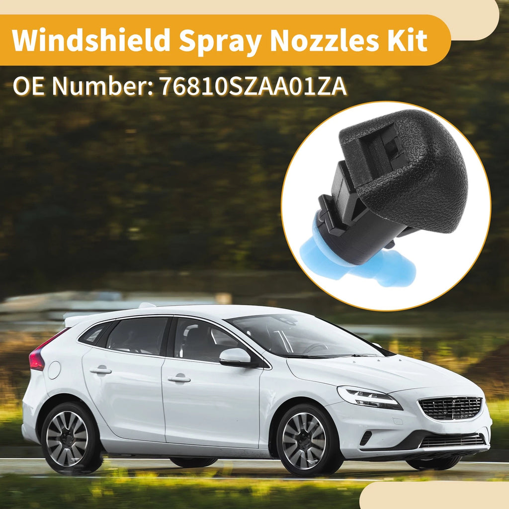 Windshield Washer Nozzle Kit with Gaskets for Honda Pilot 2009–2014