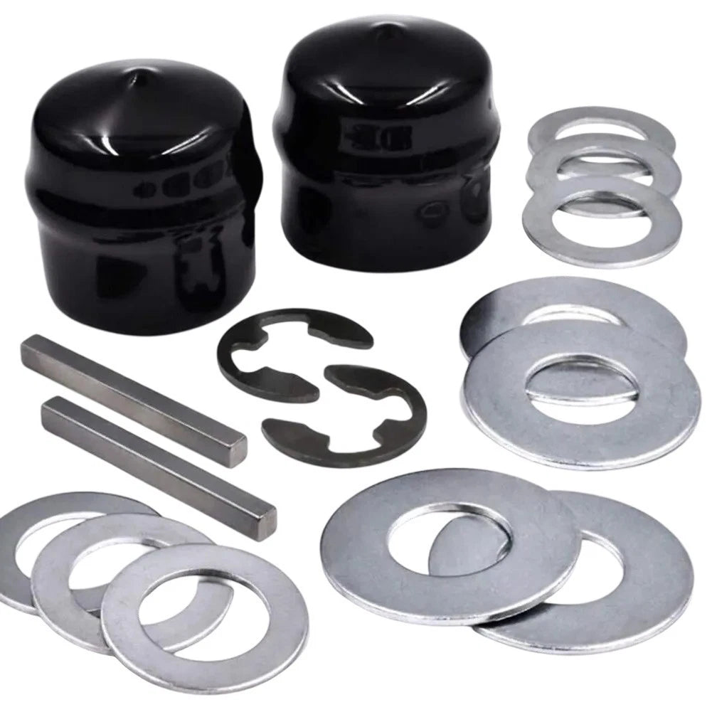 Rear Wheel Axle Key & Bushings for Craftsman Mowers