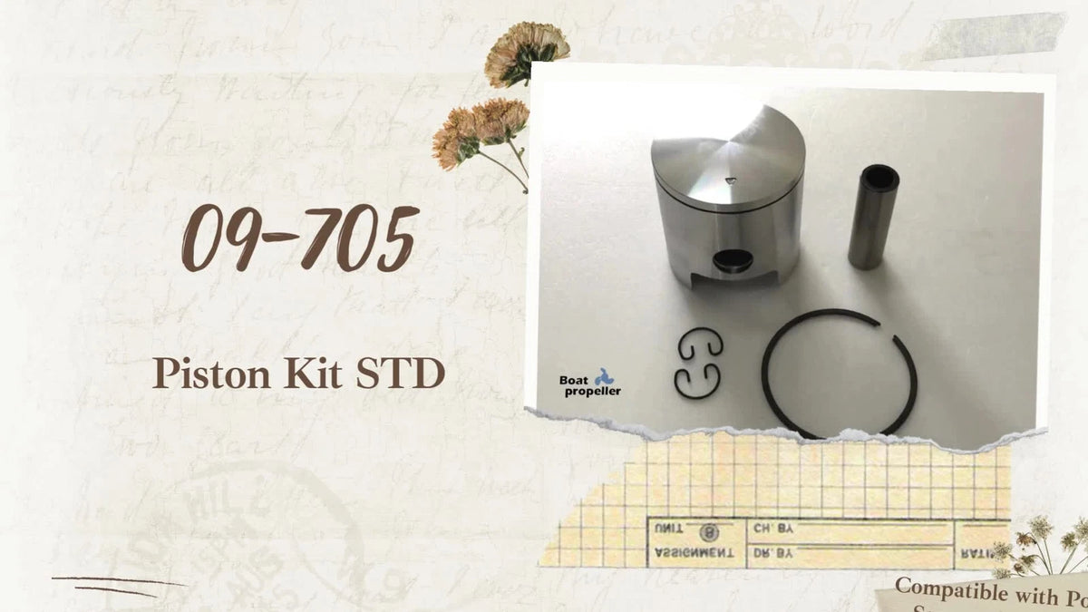 Piston Kit 09-705 3082451 STD + Ring for Polaris TX 440 (1976–1980)