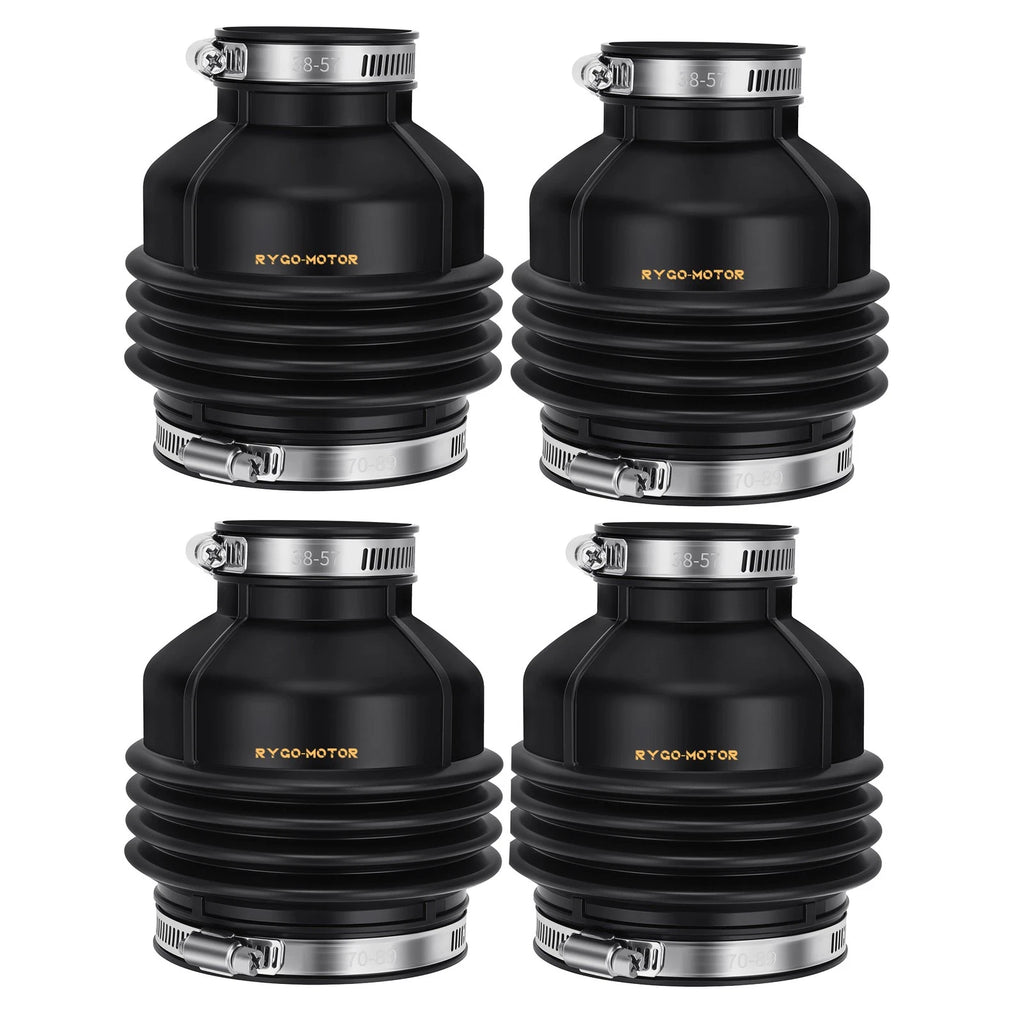 Set of 4 Rear Drive Shaft Rubber Flex Boots for Kawasaki Bayou 300 400 (1990–2004)