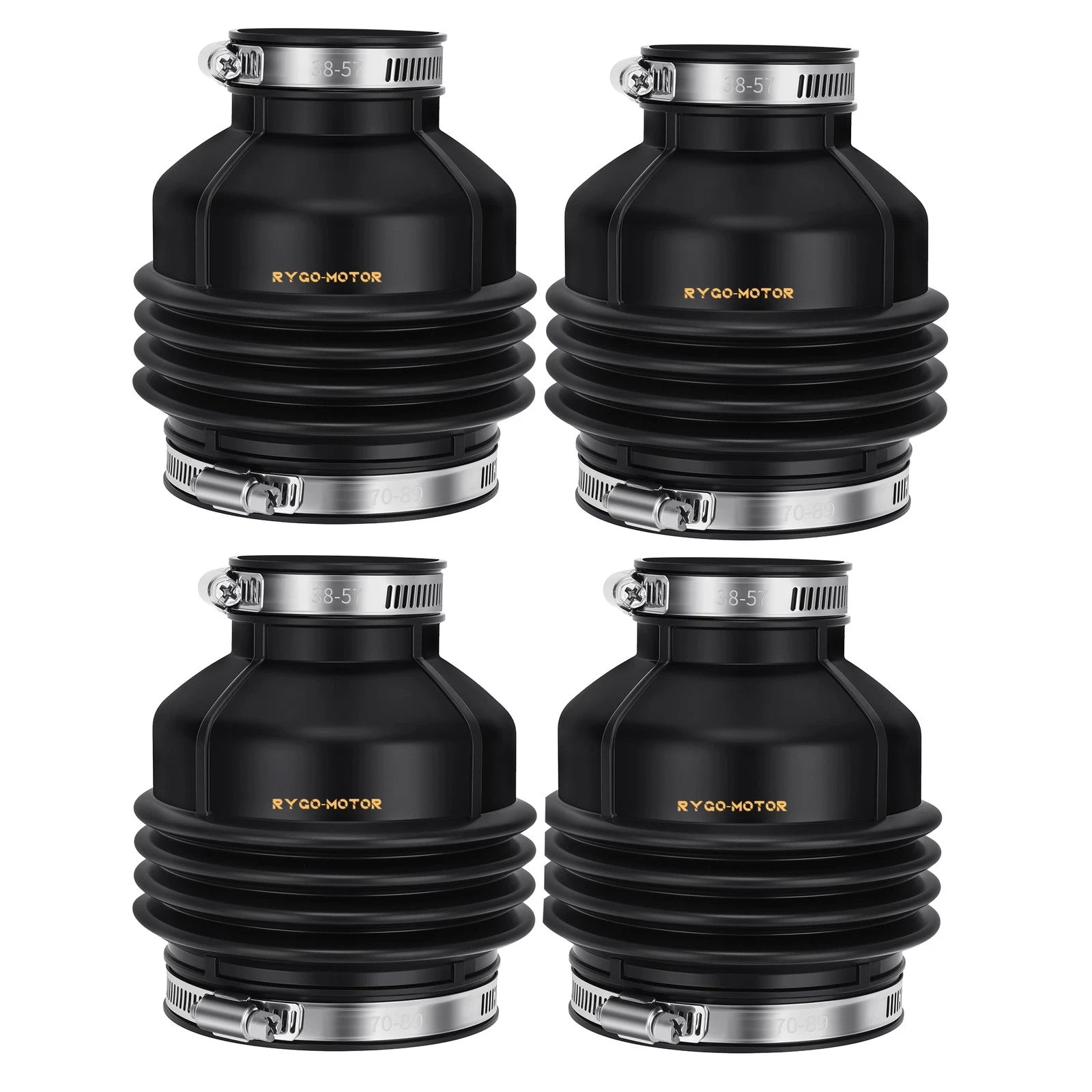 Set of 4 Rear Drive Shaft Rubber Flex Boots for Kawasaki Bayou 300 400 (1990–2004)